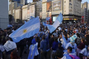 Argentina vs. Inglaterra: operativo de seguridad en el Obelisco y un triple anillo de vallado