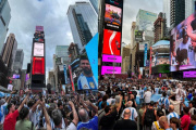 El BANDERAZO argentino en Nueva York