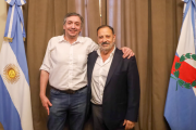 El gobernador de La Rioja, Ricardo Quintela, recibió a Máximo Kirchner