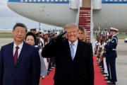Trump recibió a Xi Jinping en la Casa Blanca