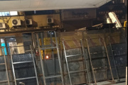 El Gobierno mantó a vallar la sede central de la OSFA en Paso 551 de CABA