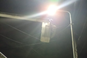 Operativo de manteniento de la luminaria pública