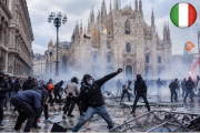 Miles de personas se manifiestan en las principales ciudades de Italia contra el encarecimiento de la vida