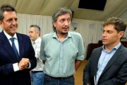 Kicillof, Massa y Máximo volvieron a sentarse juntos a la mesa