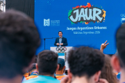 Nardini reunió a dirigentes de distintos sectores del PJ en la inauguración de los Juegos Argentinos Urbanos