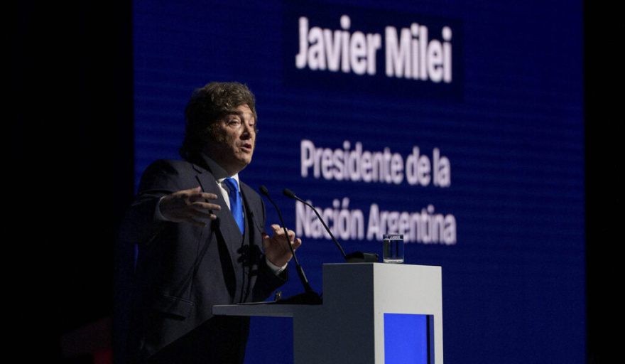 Milei dijo sobre la inflación "El dato no me gustó y me repugna"  pero seguirá "abrazado a la ortodoxia"