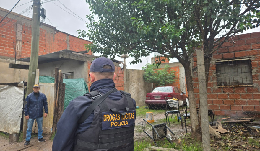 Operativo contra el narcotráfico en José C Paz